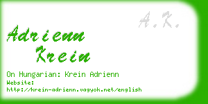 adrienn krein business card